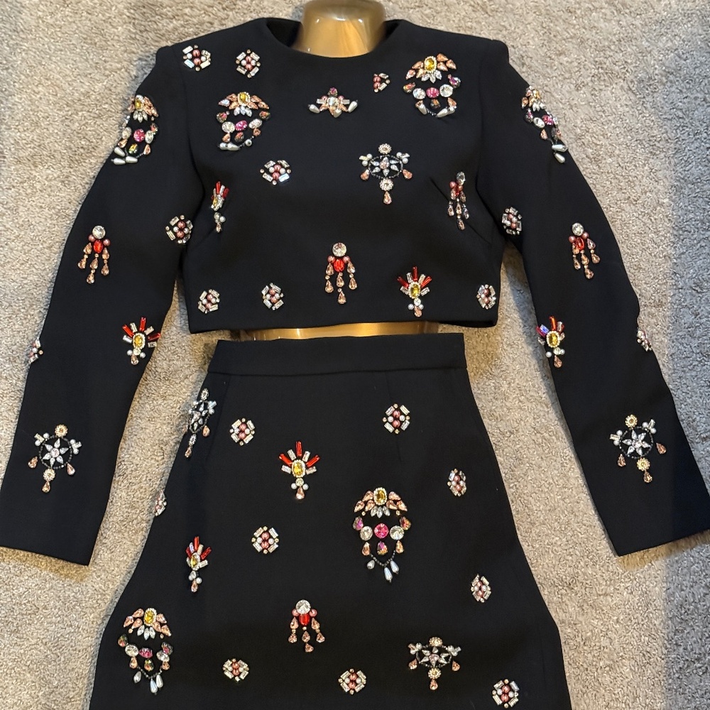 Women’s matching top and skirt for a night on the town